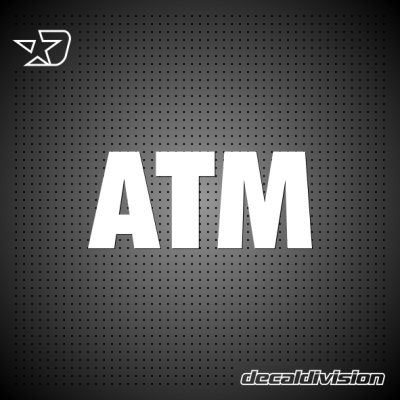 ATM Sticker